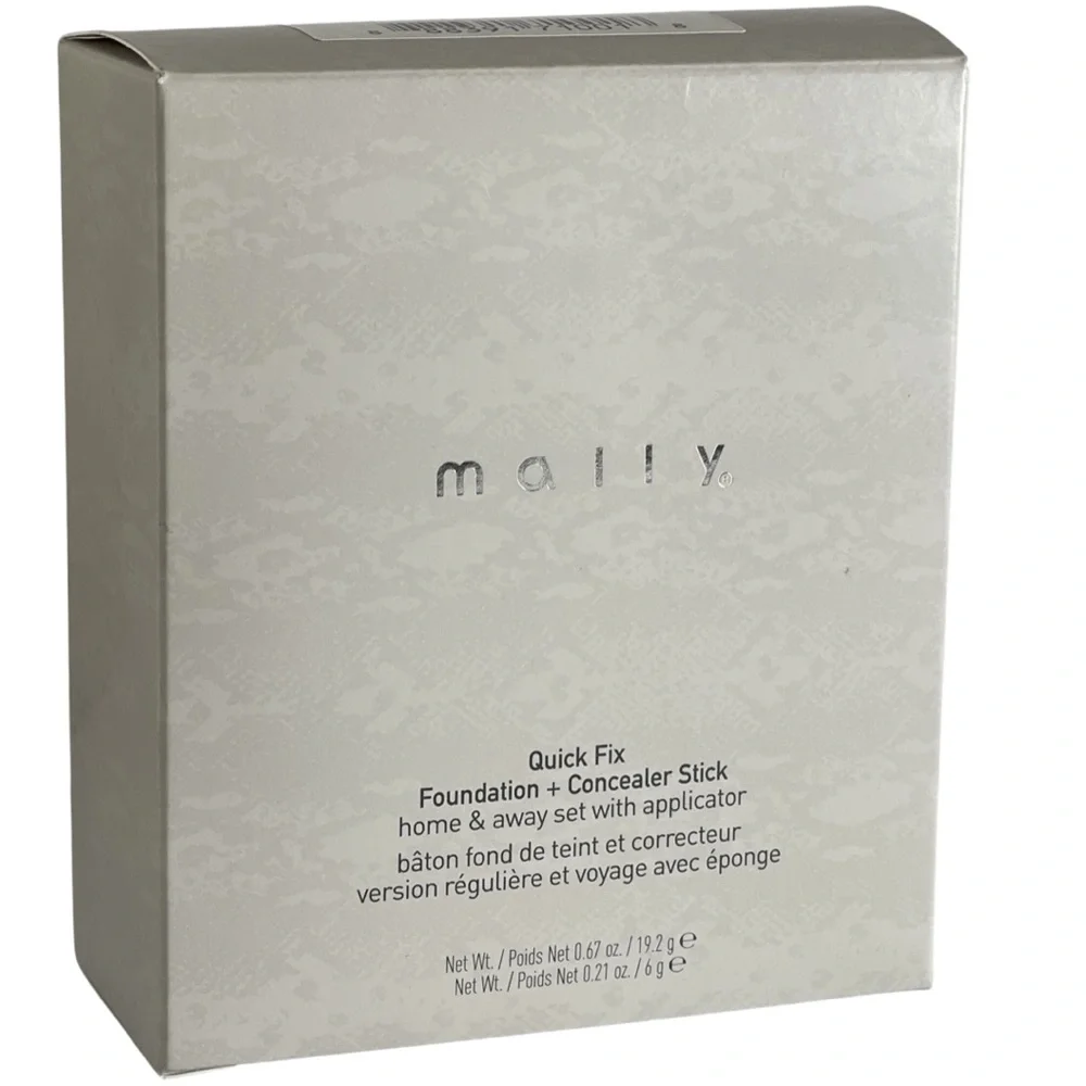 Mally Quick Fix Foundation + 2 Concealer Stick Kit -‎ Fair, New in Box
